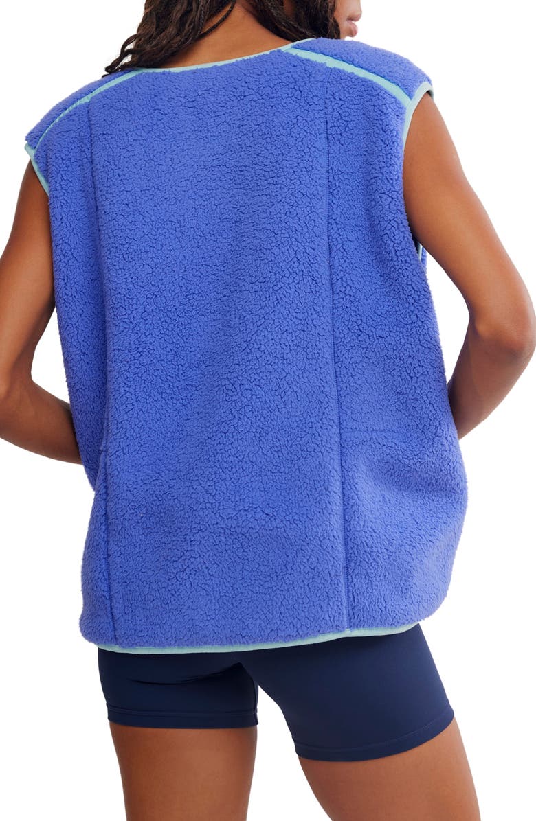 Free People FP Movement Mountain High Water Resistant Vest, Alternate, color, Pulse