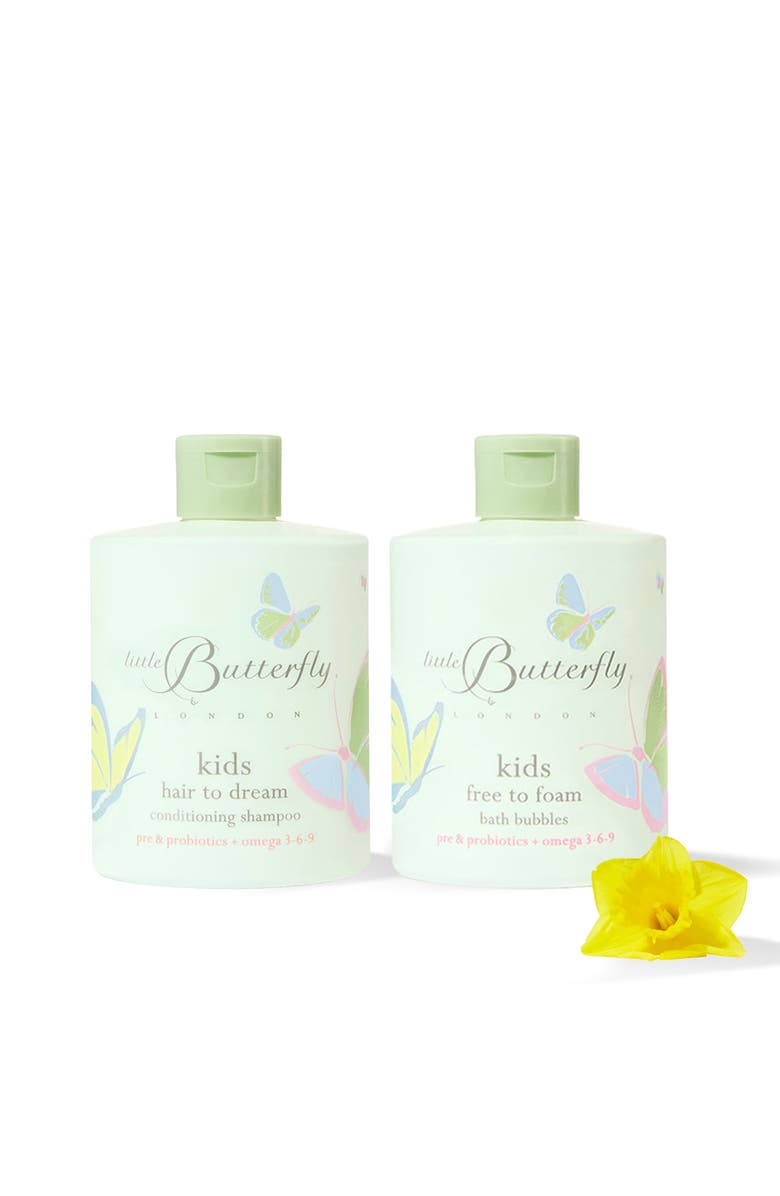 Little Butterfly London Kid's Foamy Adventure 2 Product Hair and Skincare Bundle, Main, color, 2 Product Bundle