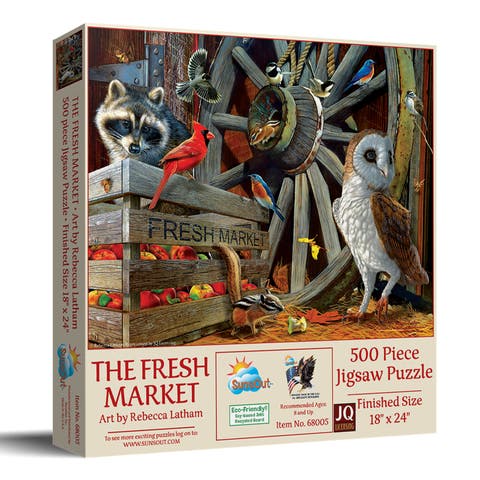 The Fresh Market 500 piece Jigsaw Puzzle for Adults