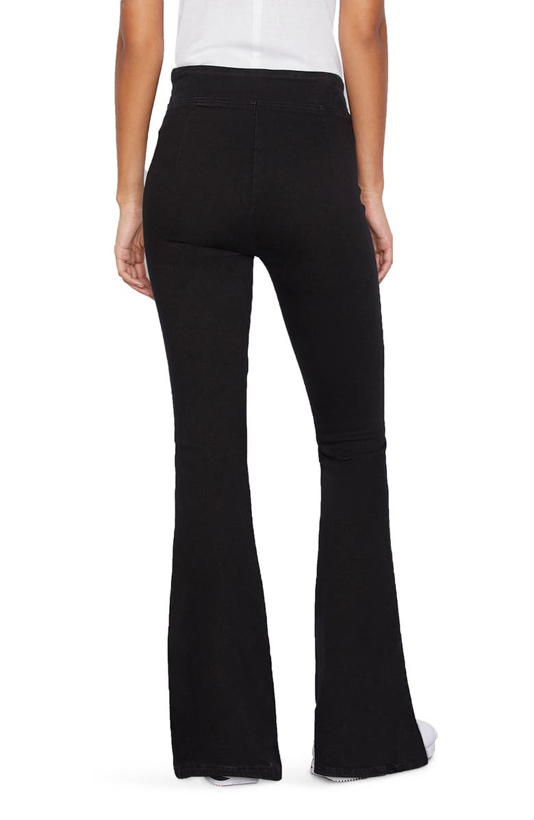 FRAME The Jetset Flare Jeans, Alternate, color, Sheen Noir