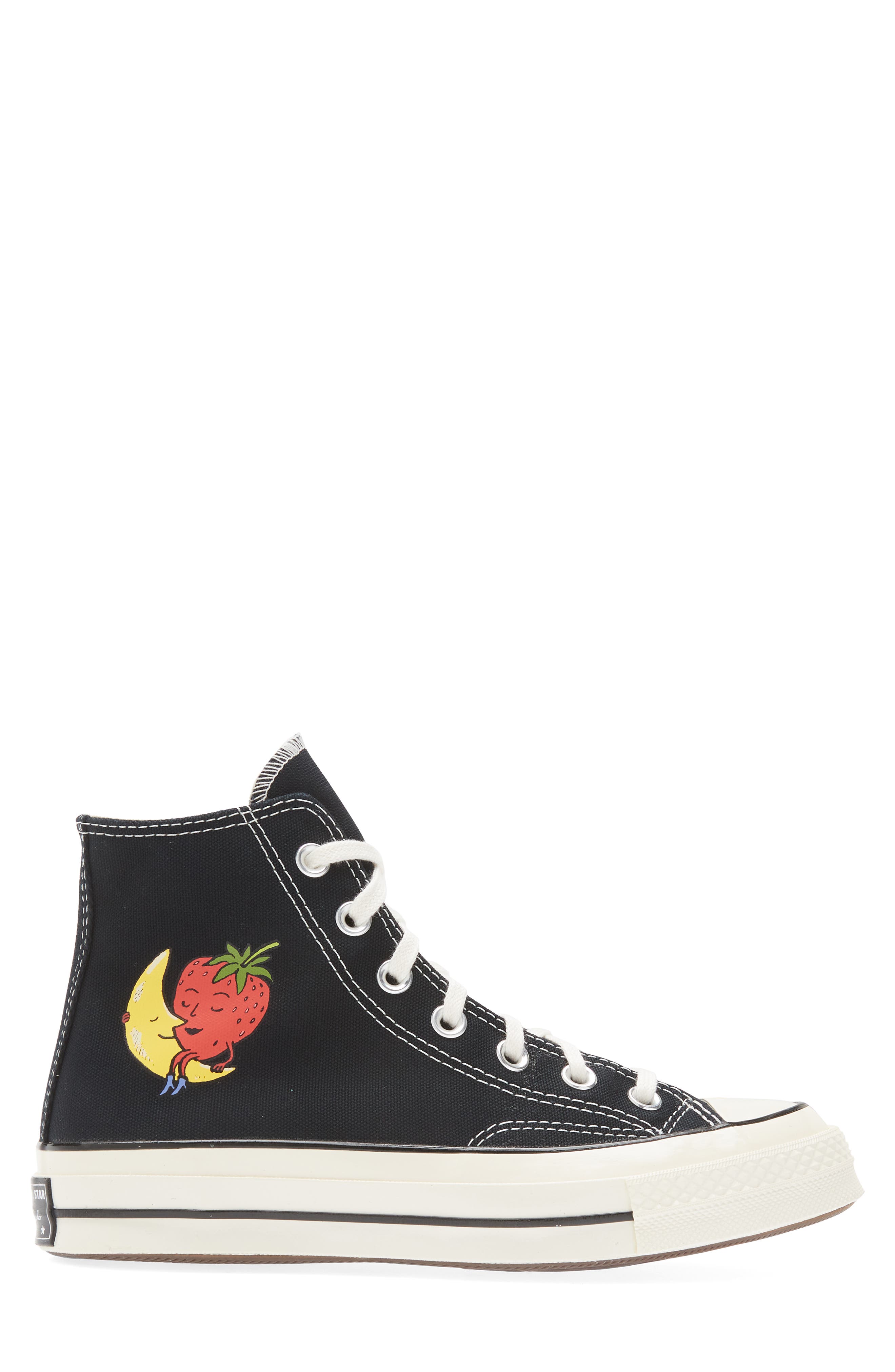 Sky High Farm Workwear x Converse Chuck Taylor<sup>®</sup> All Star<sup>®</sup> Strawberry & Moon High Top Sneaker, Alternate, color, 