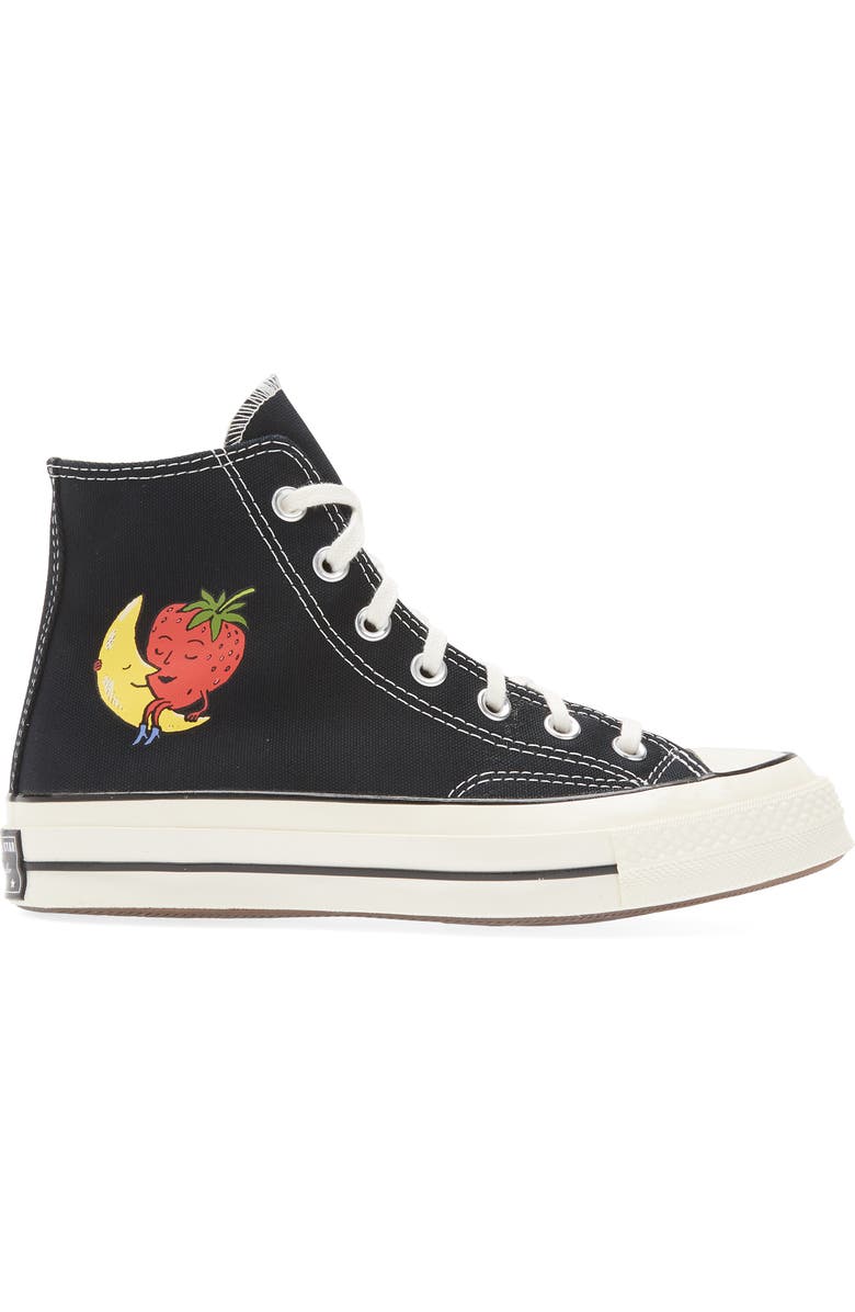 Sky High Farm Workwear x Converse Chuck Taylor<sup>®</sup> All Star<sup>®</sup> Strawberry & Moon High Top Sneaker, Alternate, color,