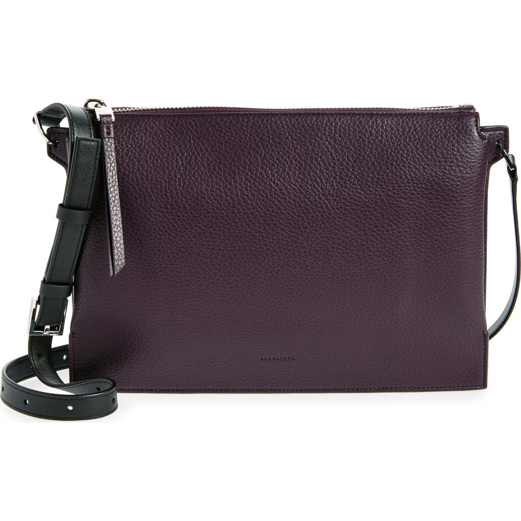 ALLSAINTS ALLSAINTS SHERINGHAM LEATHER SHOULDER BAG