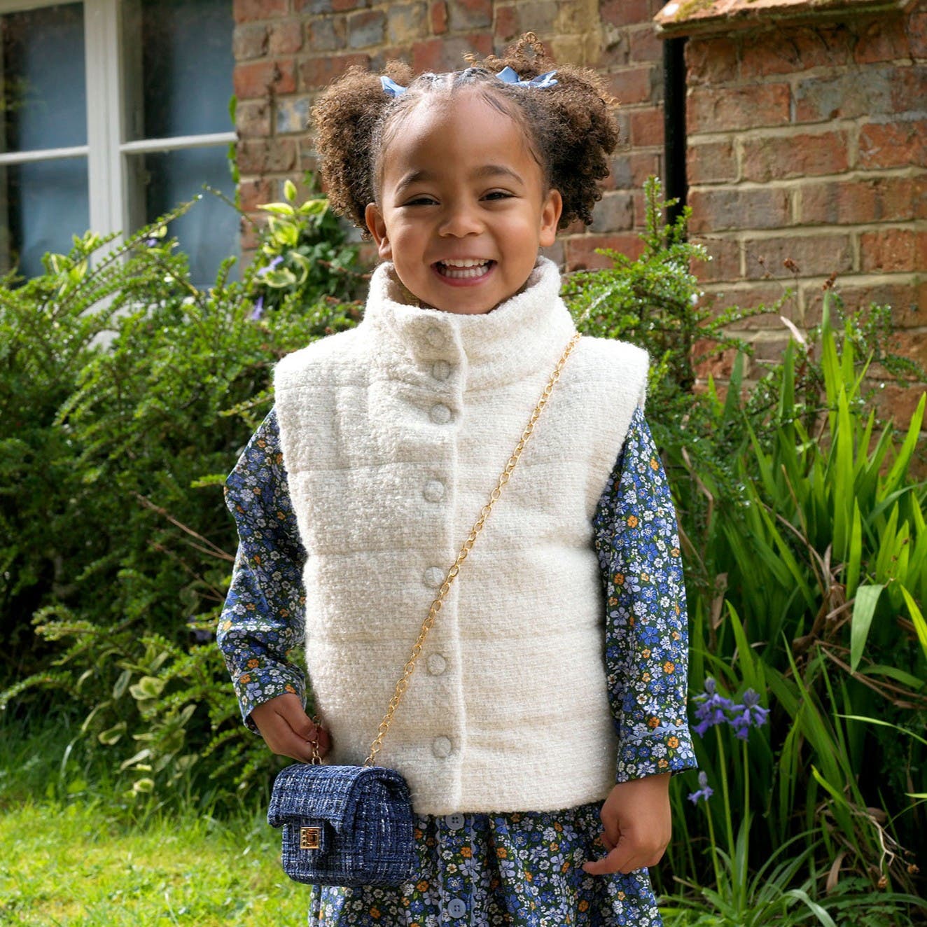 Rachel Riley Tweed Padded Vest | Nordstrom
