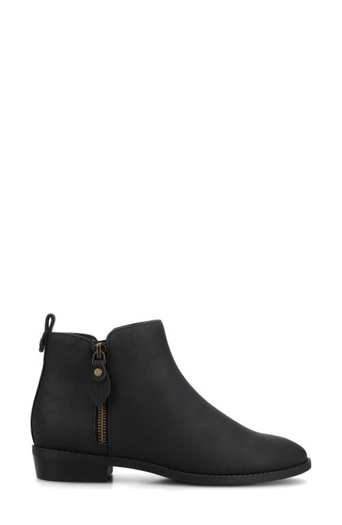 Journee Collection Journee Ellis Round Toe Bootie In Black