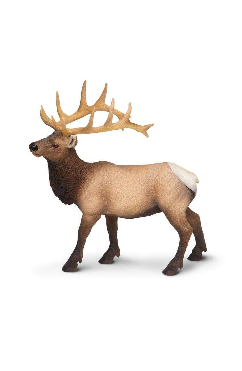 Safari Ltd. Elk Bull Kids Toy Figure, Main, color, NO COLOR