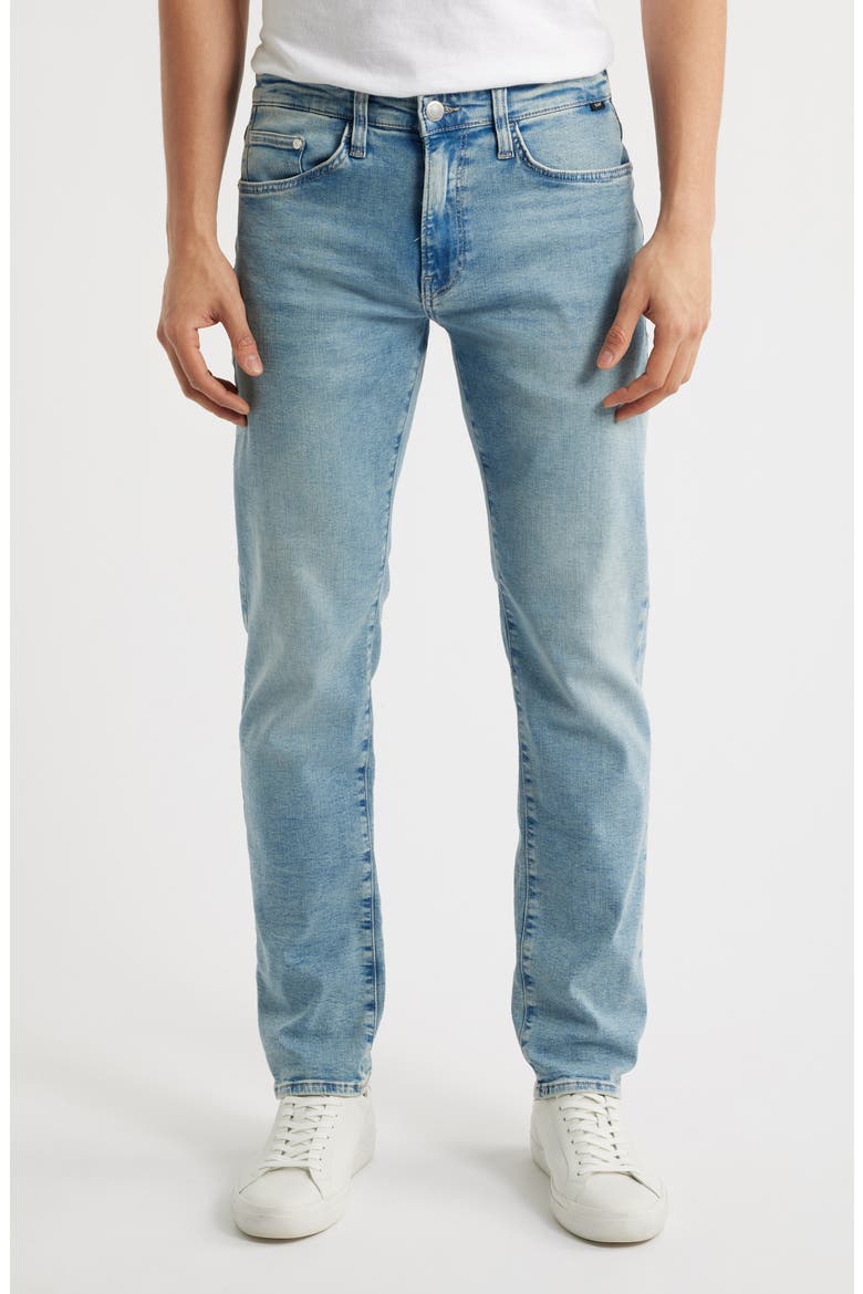 Marcus Slim Straight Leg Jeans, Main, color, LIGHT USED FEATHER BLUE
