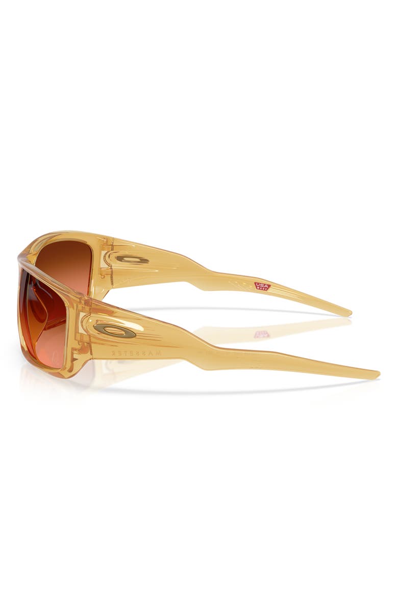 Oakley 60mm Prizm<sup>™</sup> Rectangular Sunglasses, Alternate, color, Light Curry / Brown