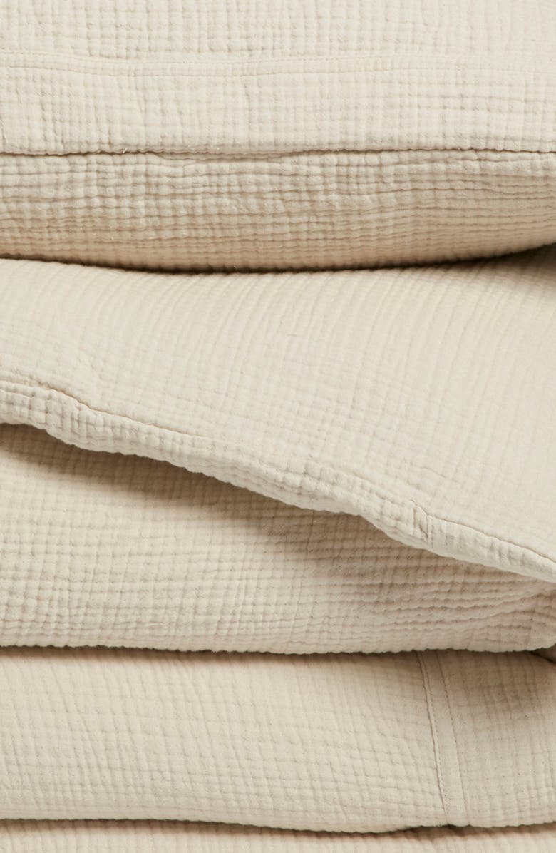 Boll & Branch Dream Duvet Cover & Shams Set, Alternate, color, Sand