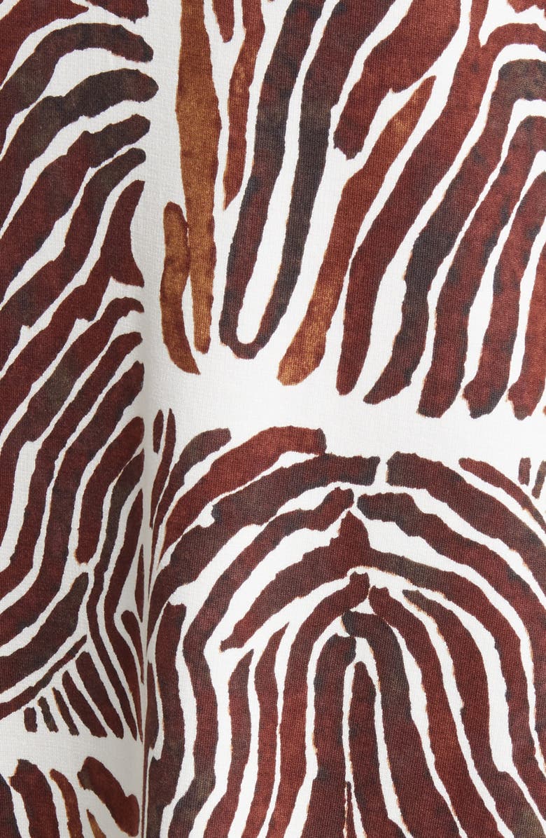 Tommy Bahama Darcy Zen Zebra Print Sleeveless Shift Dress, Alternate, color,