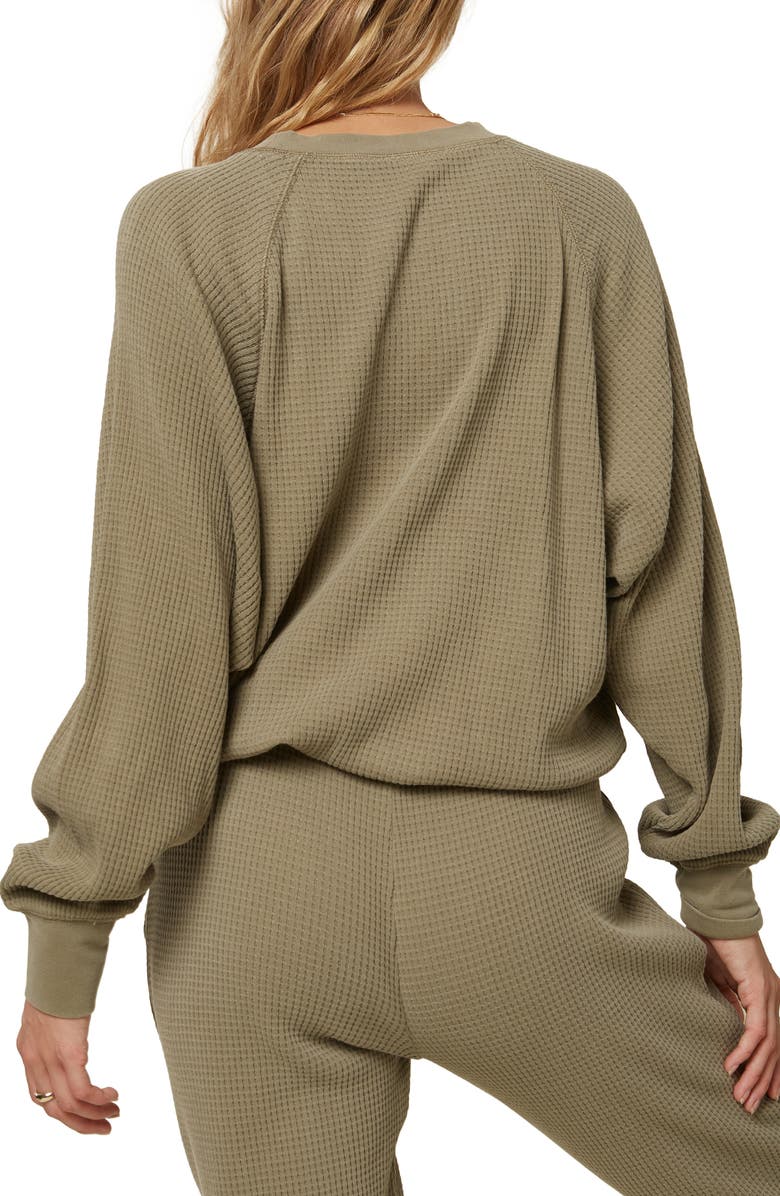 O'Neill Amadorah Waffle Knit Pullover, Alternate, color,