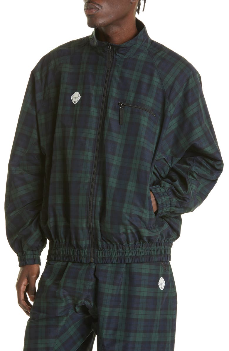 Undercover Plaid Bomber Jacket, Alternate, color, 