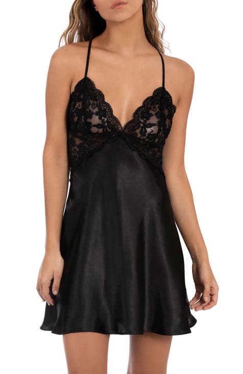 Black lingerie dress online