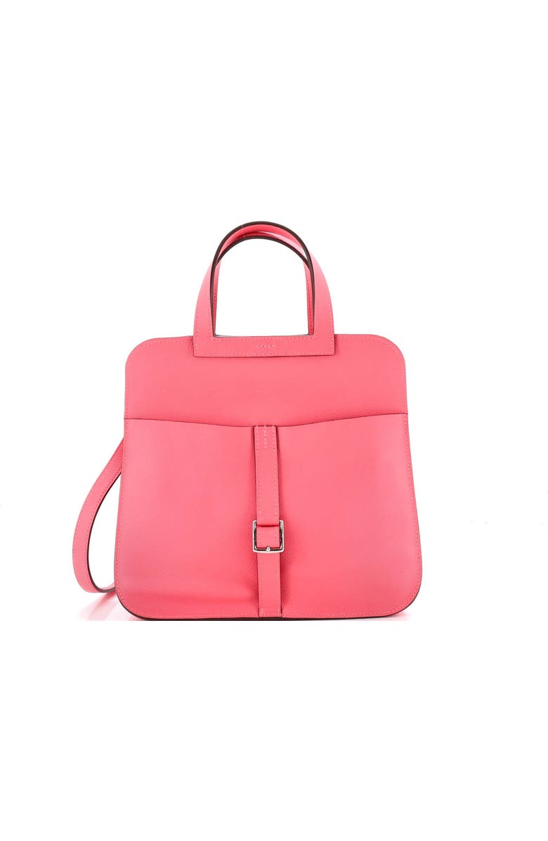 Pre-Owned Hermes Halzan Bag Evercolor 25, Main, color, Rose Azalee