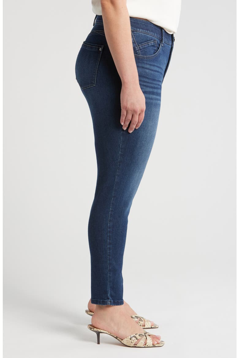 Sophie Stretch Ankle Skinny Jeans, Alternate, color, DARK NAVY