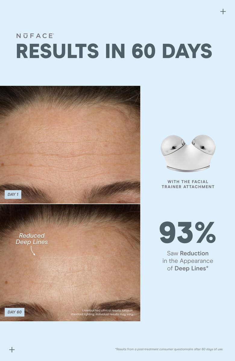 NuFACE<sup>®</sup> TRINITY+ Microcurrent Facial Toning Device with Effective Lip & Eye Attachment $619 Value, Alternate, color, 