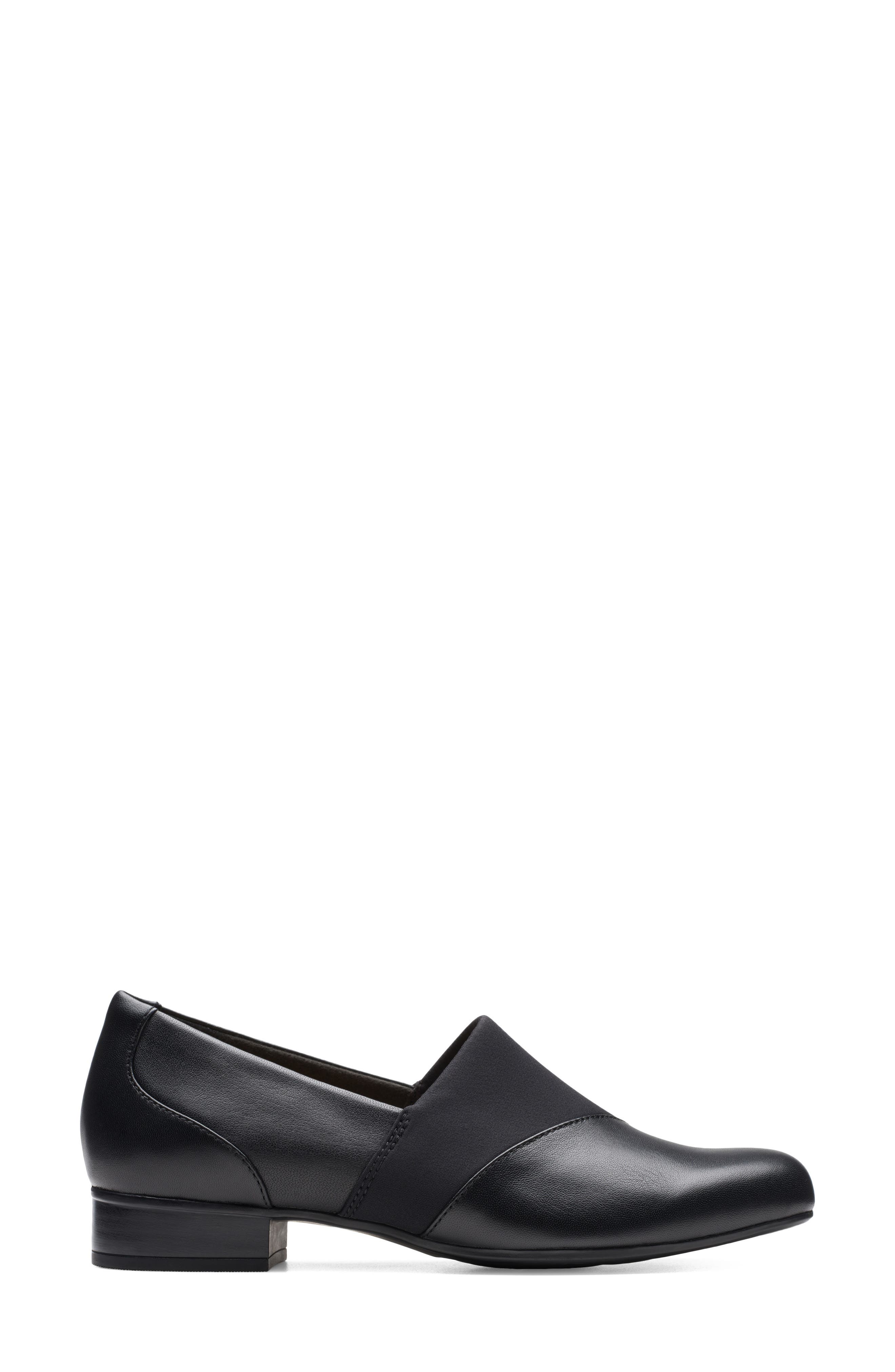 Juliet Gem Leather Loafer, Alternate, color, BLACK LEATHER