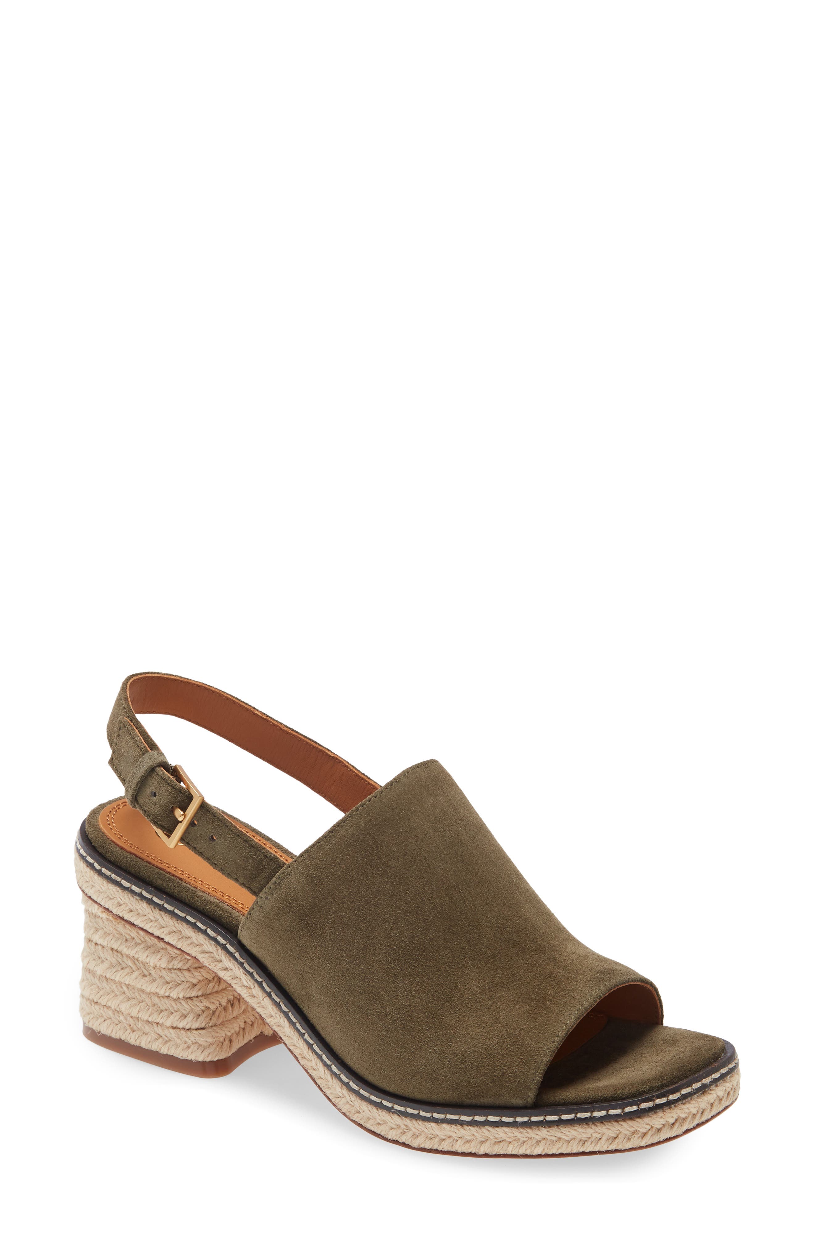 Tory Burch Ankle Strap Espadrille Sandal, Main, color, 