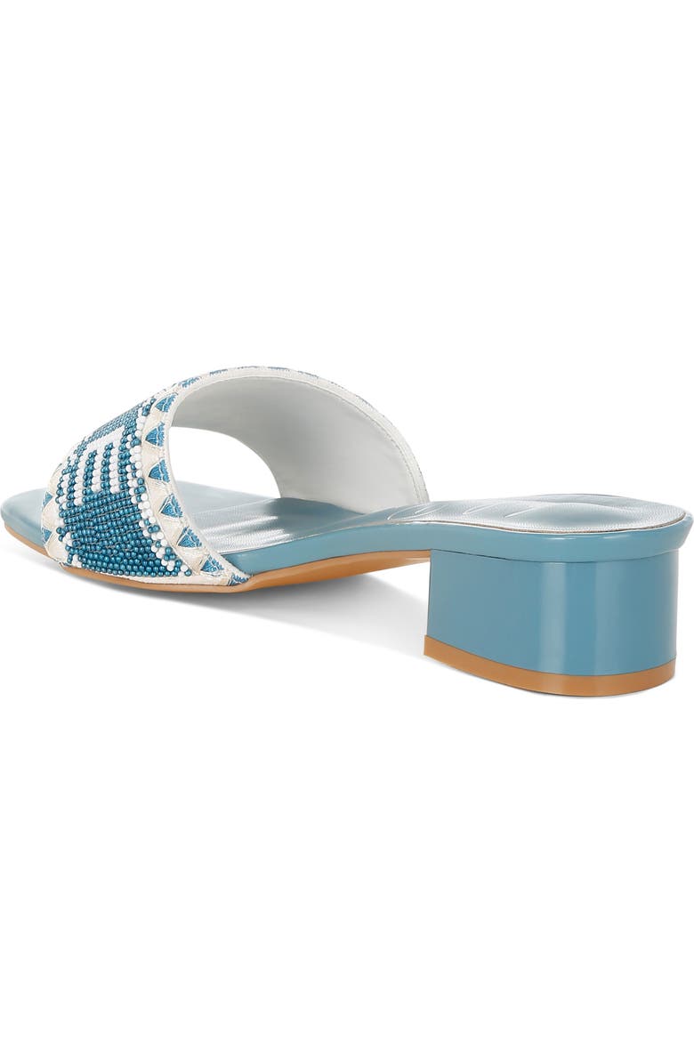 LONDON RAG Vacay Babe Lake Como Beaded Slide Sandal, Alternate, color, Blue