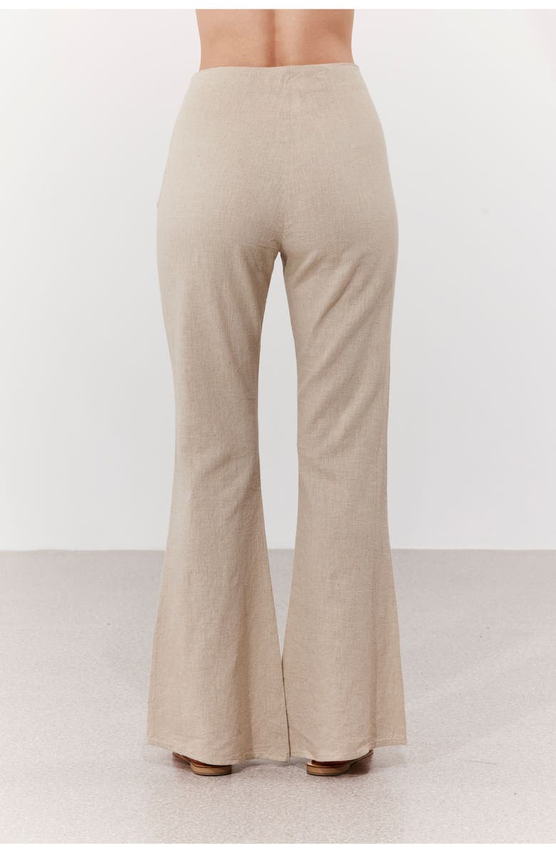 Gottex Beach Life Terra High Waist Beach Pant Cover-Up, Alternate, color, Natural