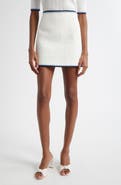 Veronica Beard Ohemia Cotton Blend Miniskirt