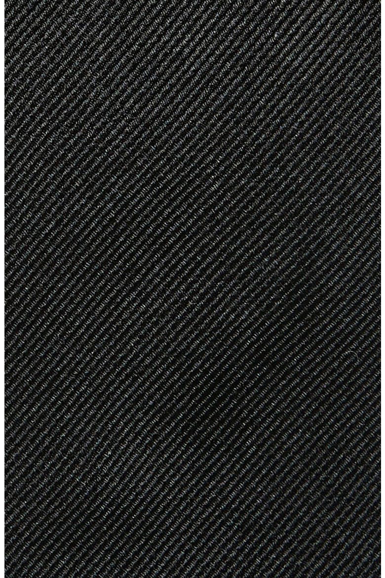 Solid Silk Skinny Tie, Alternate, color, BLACK