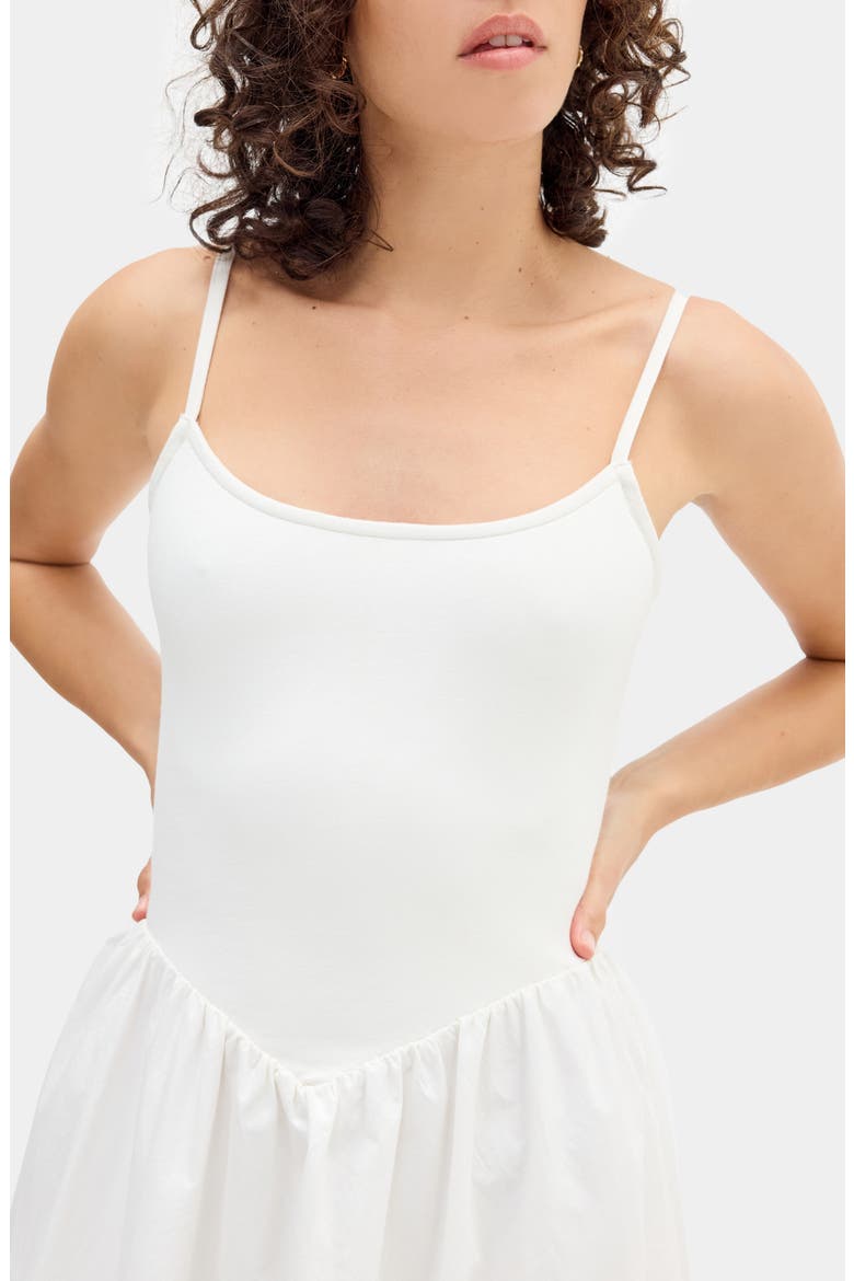 Eden Sleeveless Midi Dress, Alternate, color, WHITE