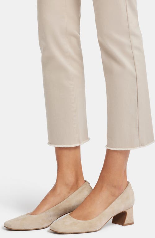 Nydj Sheri Frayed Hem Slim Jeans In Feather