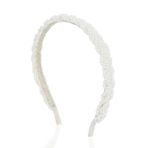 Classic Pearl Embellished Headband