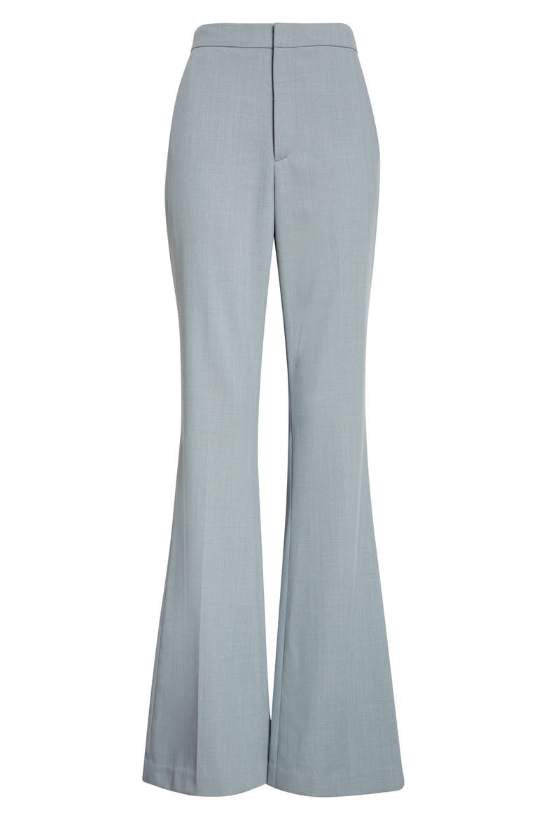 Sophie II Flare Wool Blend Pants, Alternate, color, SLATE BLUE