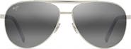 Maui Jim Seacliff 61mm Polarized Aviator Sunglasses