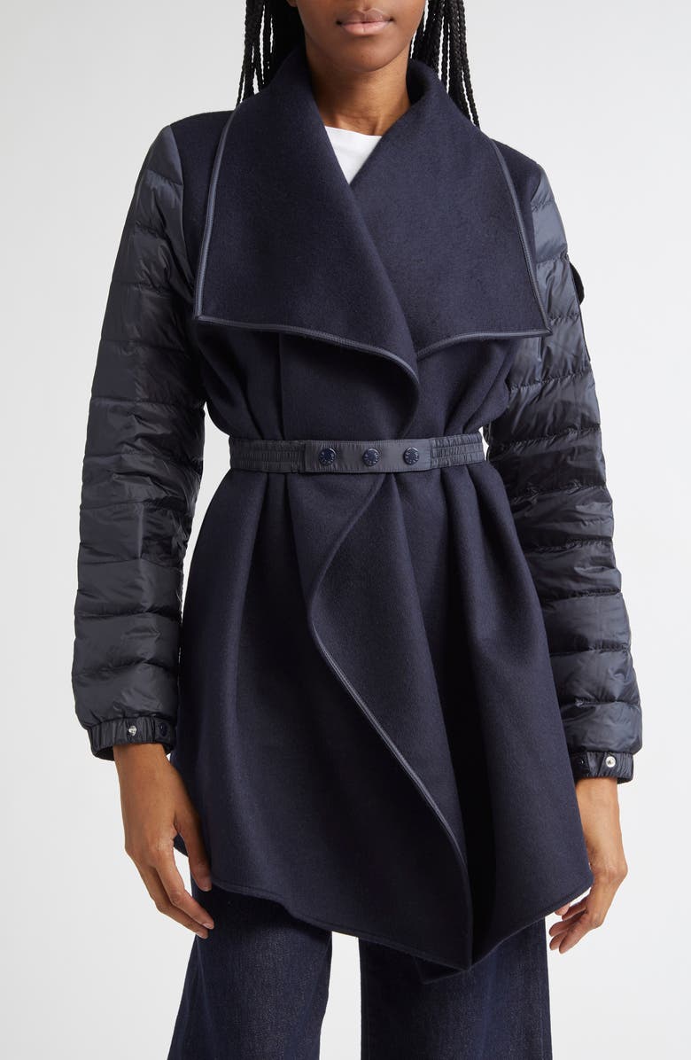 Moncler Archivio DNA Cape Jacket, Main, color, Blue