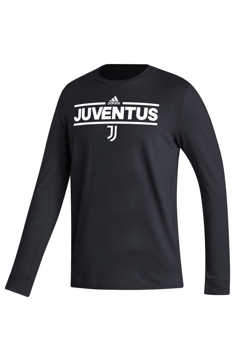 adidas Men's adidas Black Juventus Dassler Long Sleeve T-Shirt, Alternate, color, 