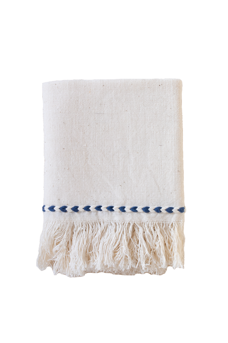 Braid Detail Napkin - Set of 2, Main, color, Chambray