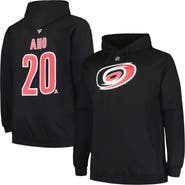 PROFILE Men's Profile Sebastian Aho Black Carolina Hurricanes Big & Tall Name & Number Pullover Hoodie