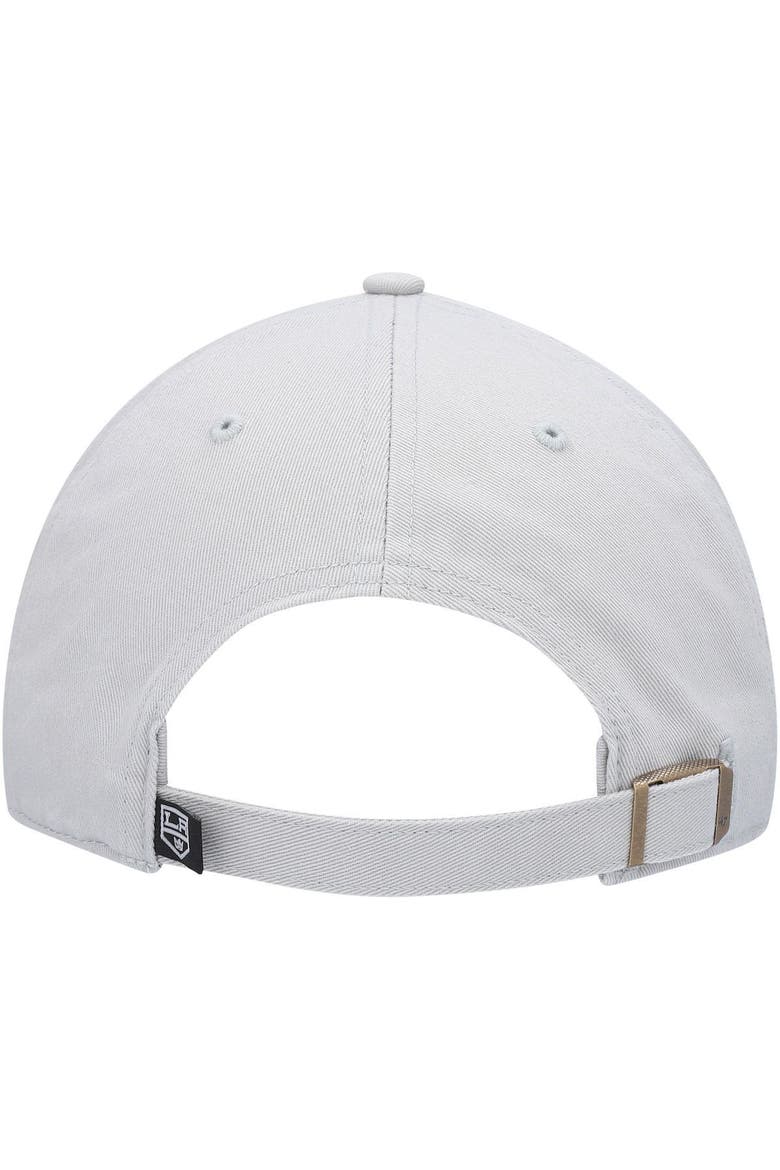 Men's '47 Gray Los Angeles Kings Clean Up Adjustable Hat, Alternate, color, GRAY