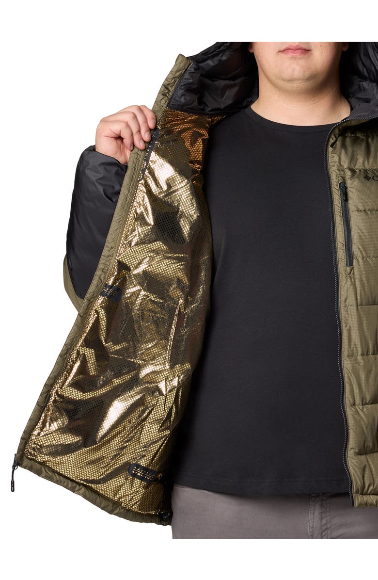 Columbia Big & Tall Labyrinth Loop II Hooded Jacket, Alternate, color, Stone Green