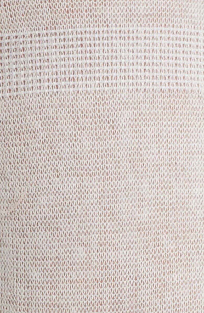 Casa Clara Primrose Bow Crew Socks, Alternate, color, White