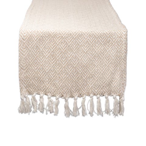 Jacquard Diamond 15x72" Table Runner