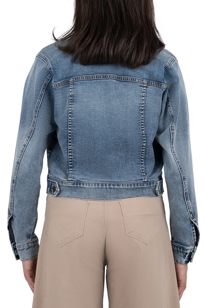 Angela Crop Denim Jacket, Alternate, color, PERFORM BLUE