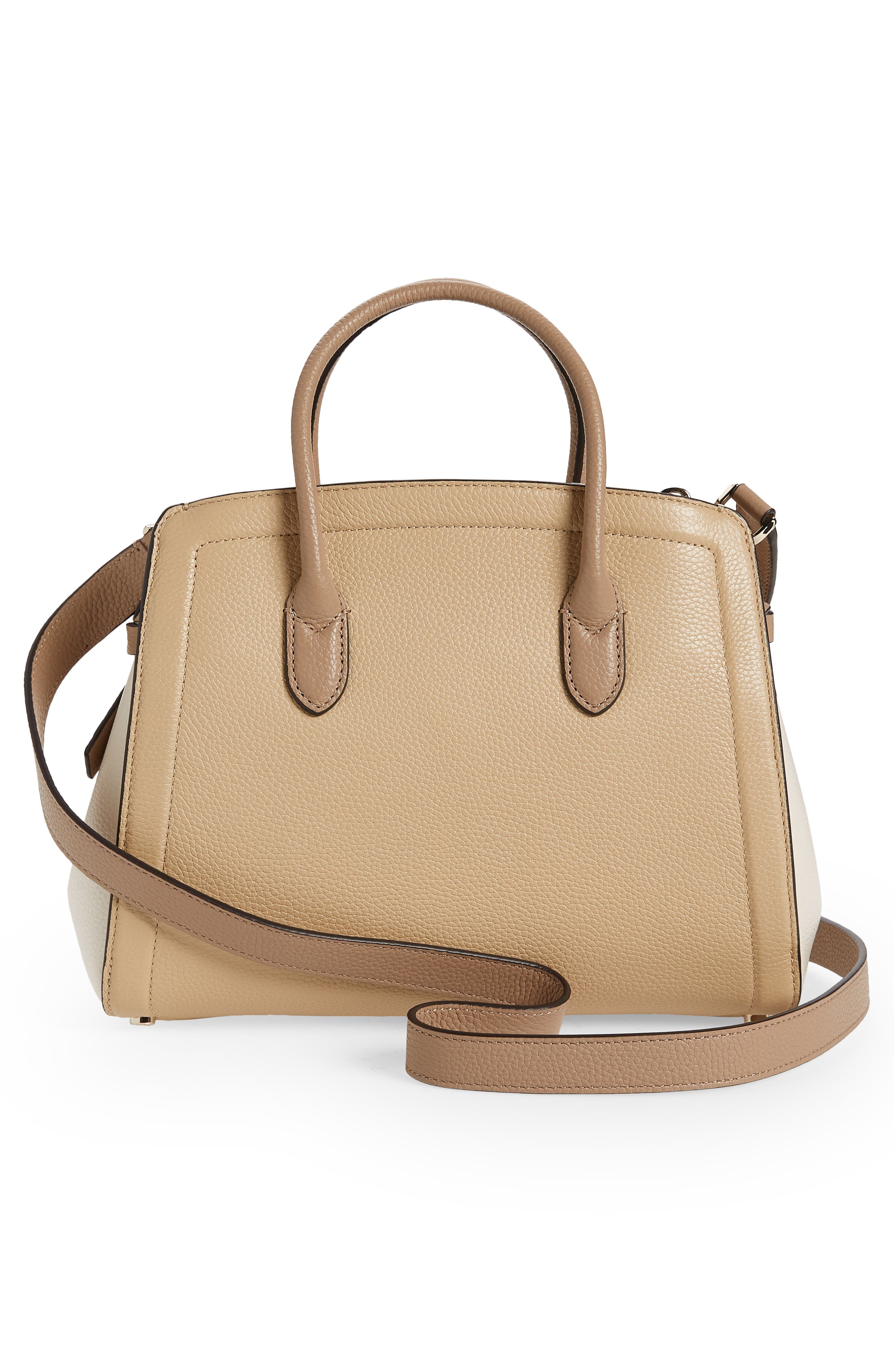 Kate Spade New York knott colorblock leather satchel, Alternate, color, 