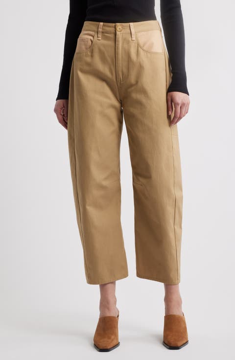 Charlie High Waist Barrel Leg Pants