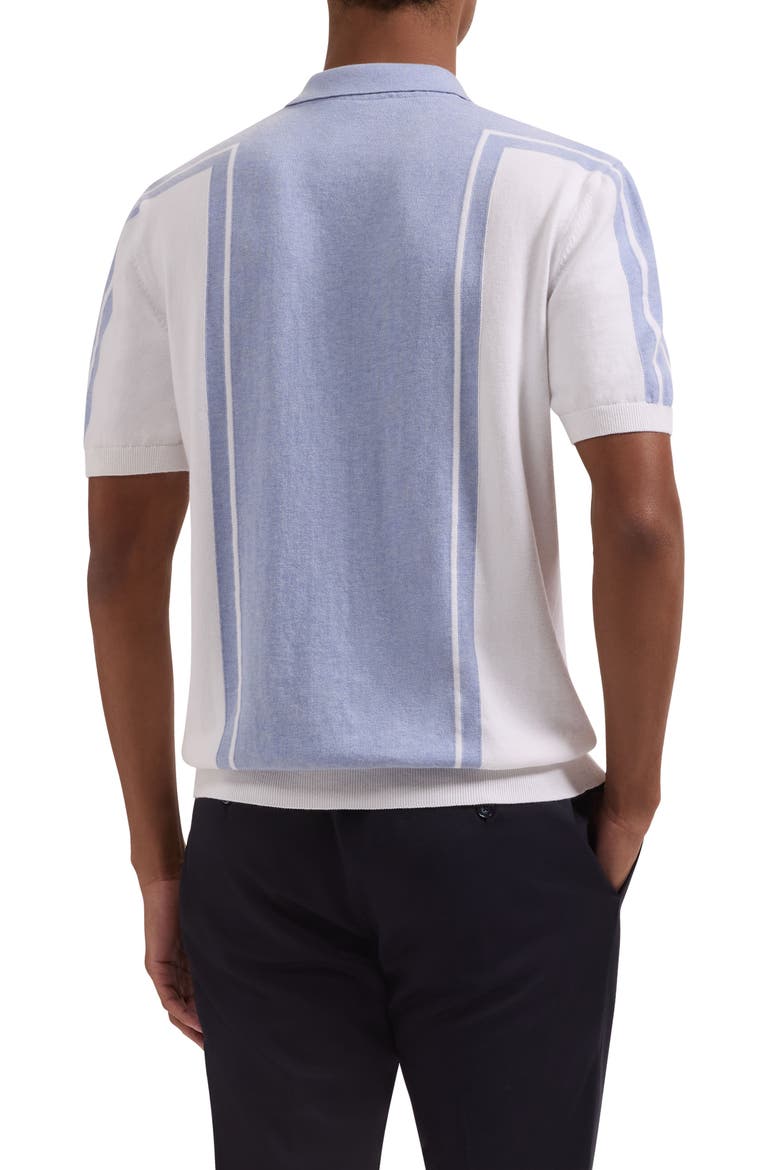 Quarter Zip Polo Sweater, Alternate, color, AIR BLUE
