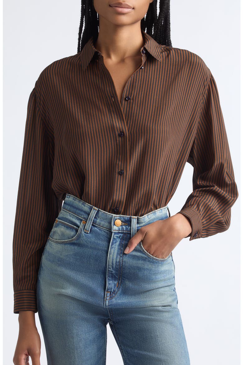 The Lucy Silk Shirt, Alternate, color, JH SIGNATURE STRIPE