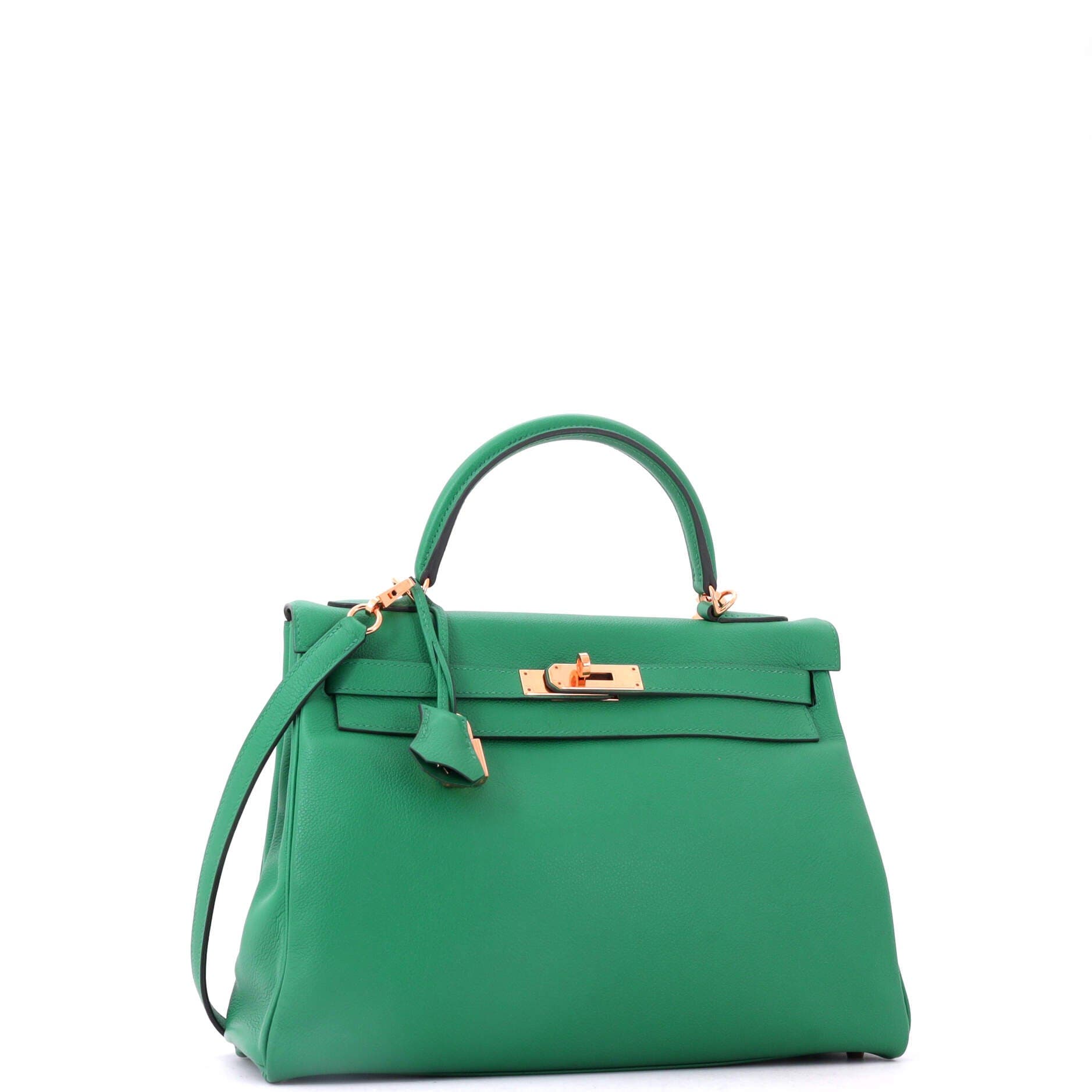 Kelly Handbag Green Evercolor with Gold Hardware 32, Alternate, color, Green