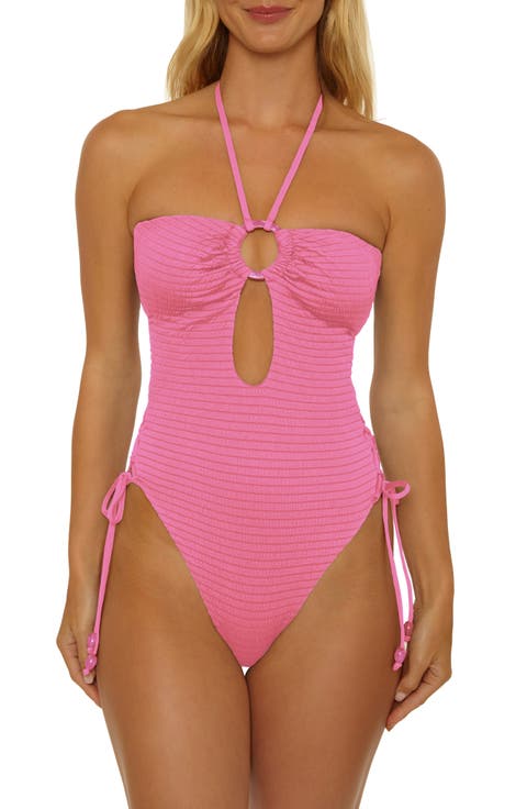 Maza Ring Halter One-Piece Swimsuit