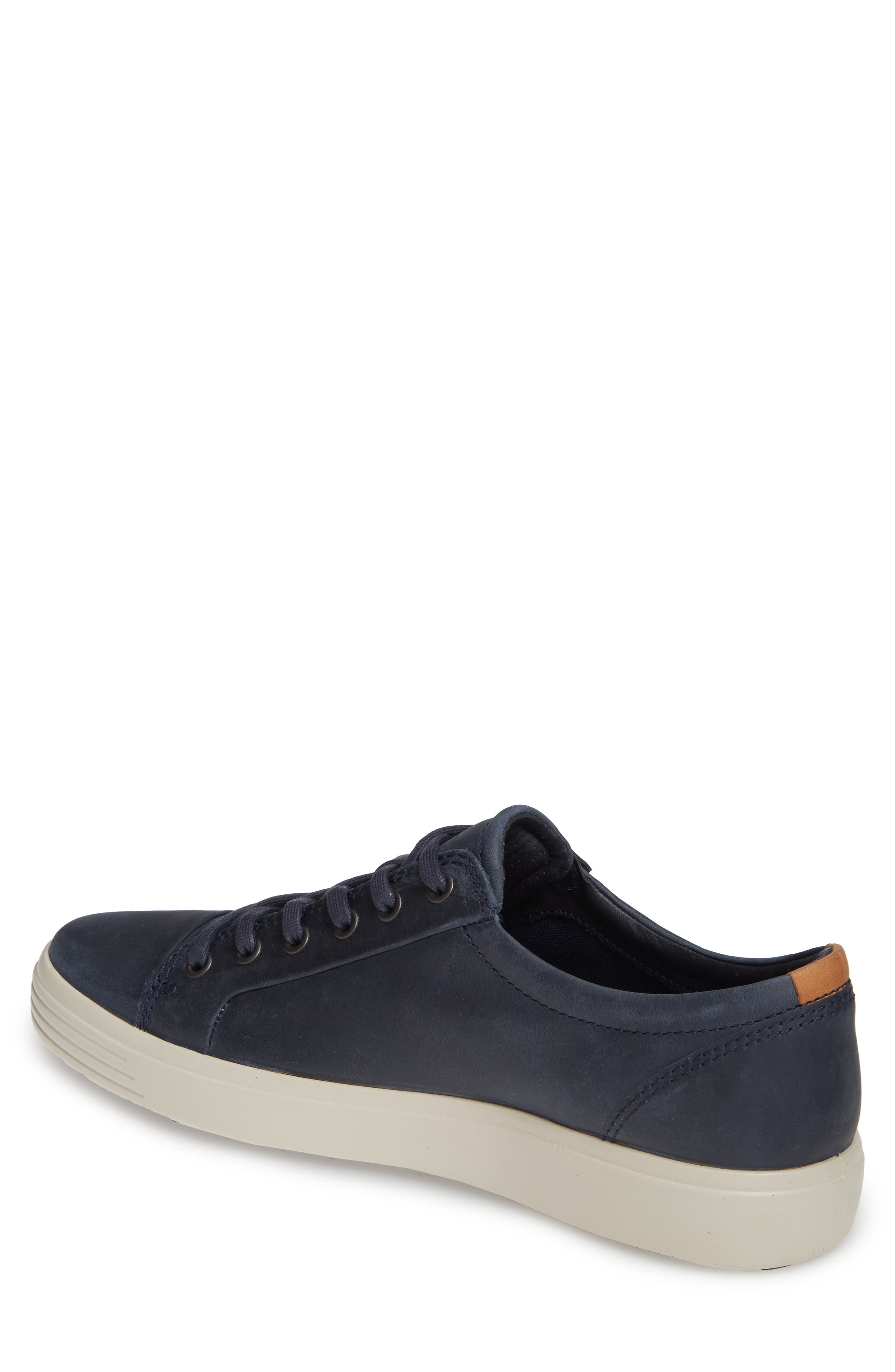 Soft 7 Sneaker, Alternate, color, MARINE BLUE LEATHER