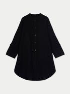 Gobi Cashmere Cashmere Button-Front Poncho