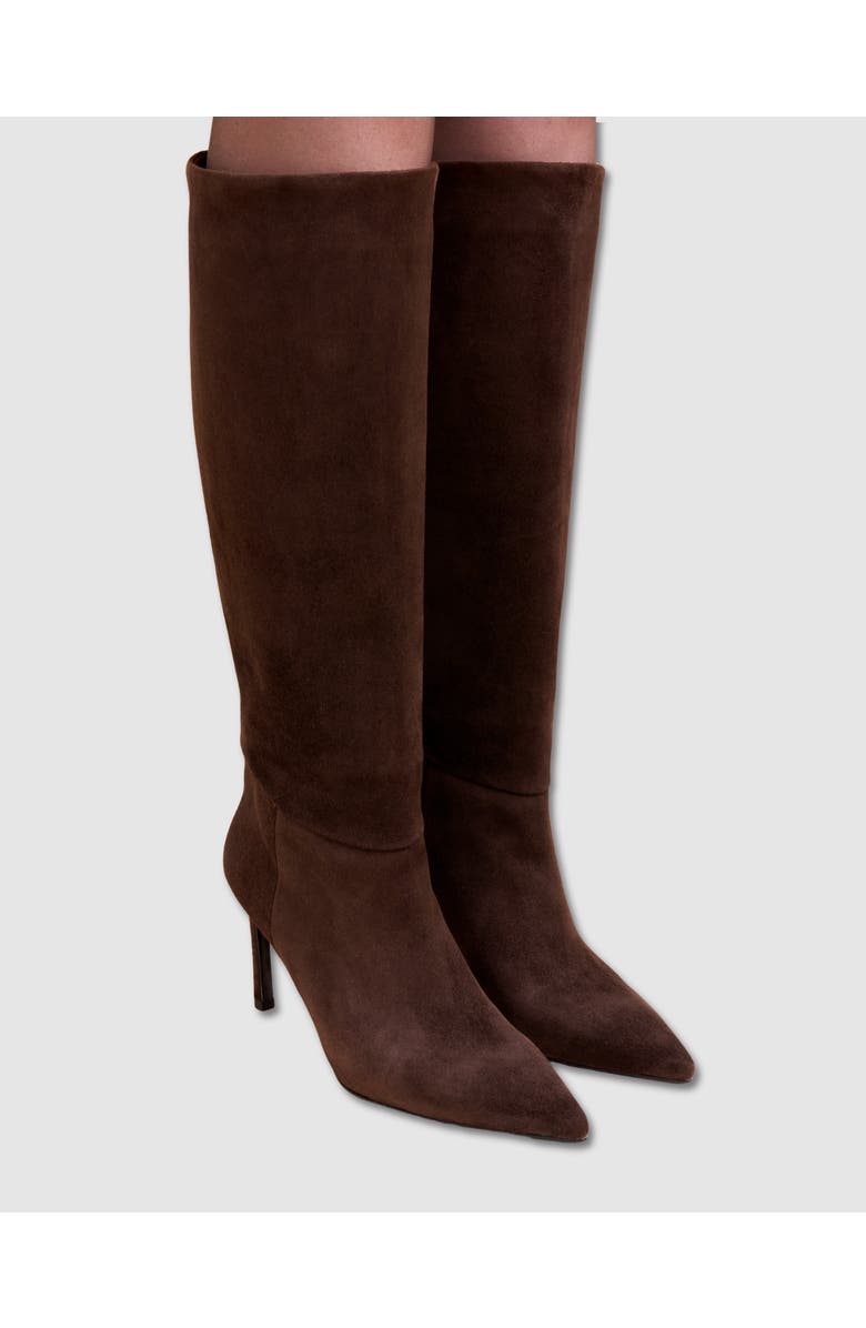 MI/MAI Coco Stiletto Long Boot, Alternate, color, Chocolate