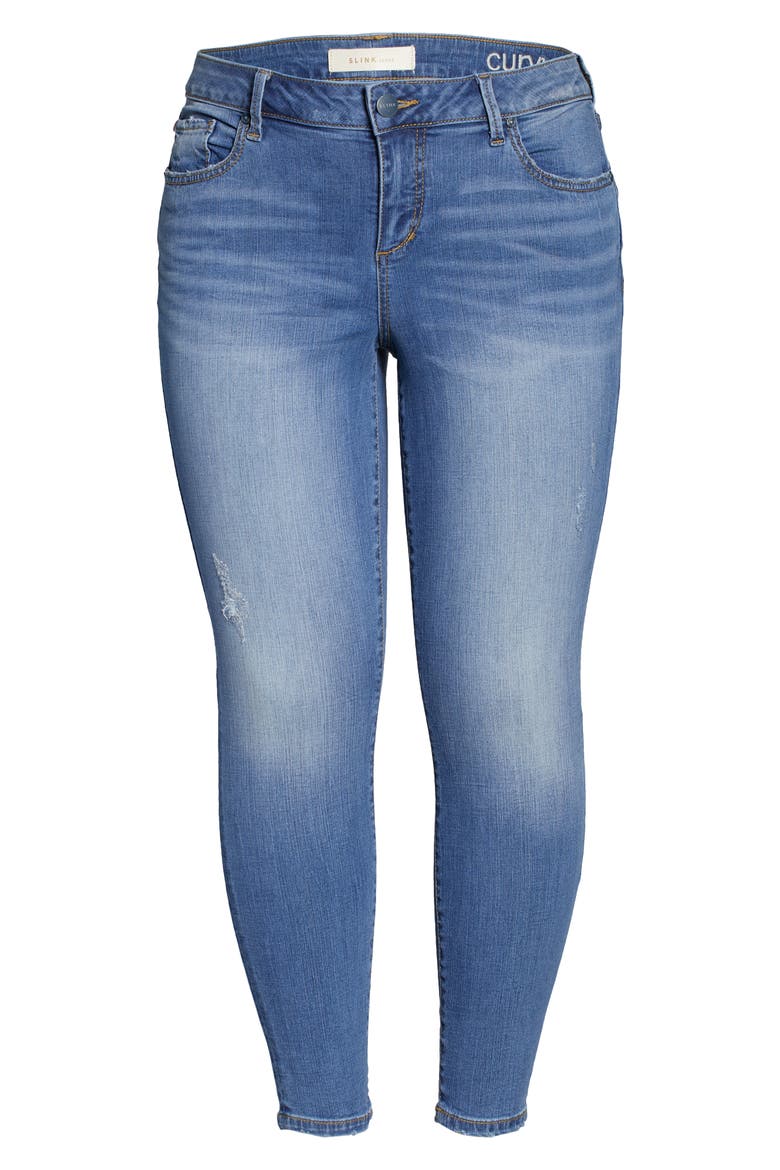 Ankle Denim Leggings, Alternate, color, HAZEL